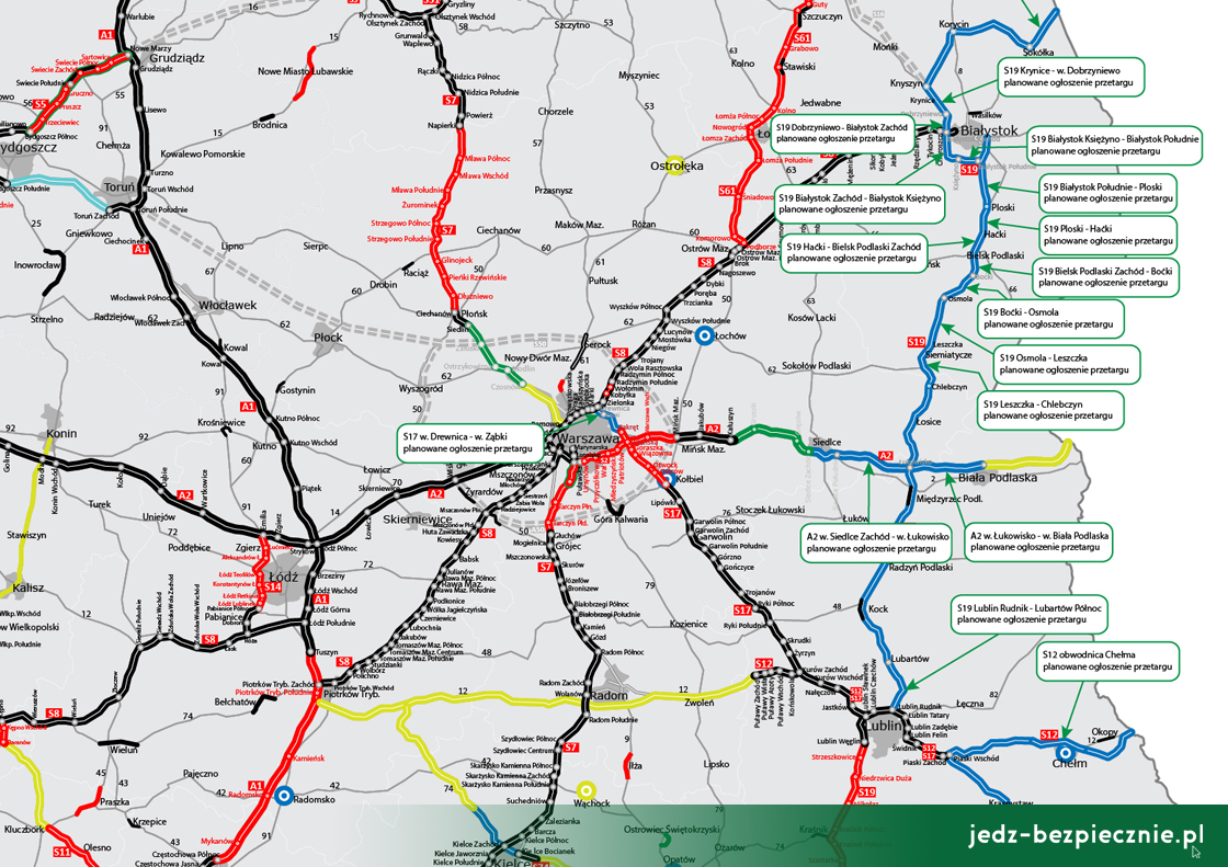Wydanie na weekend - Lista planowanych przetargów GDDKiA w 2020 roku